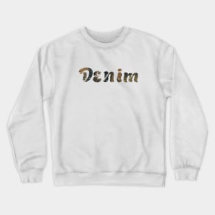 denim Crewneck Sweatshirt